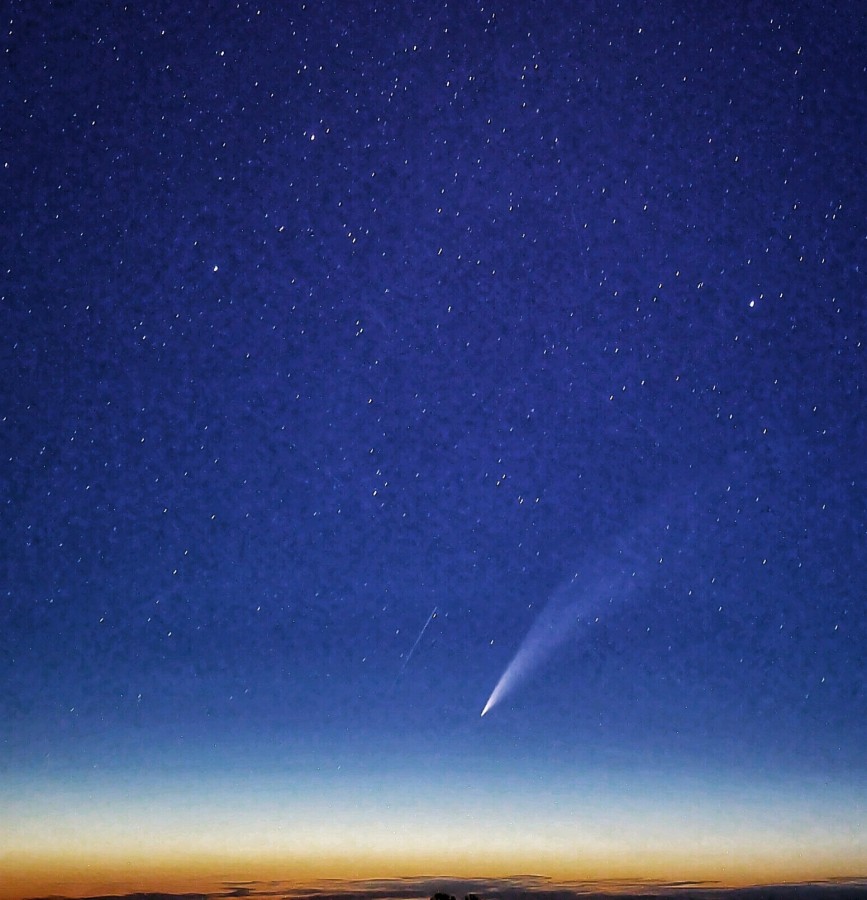 "El cometa Atlas ayer 21:30 hs" de Marcelo Di Marco