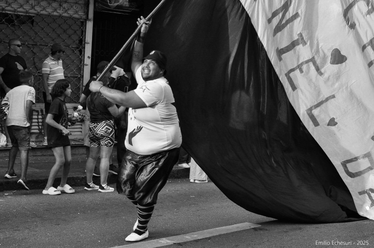 "Abriendo la marcha de la comparsa (II)" de Emilio Echesuri