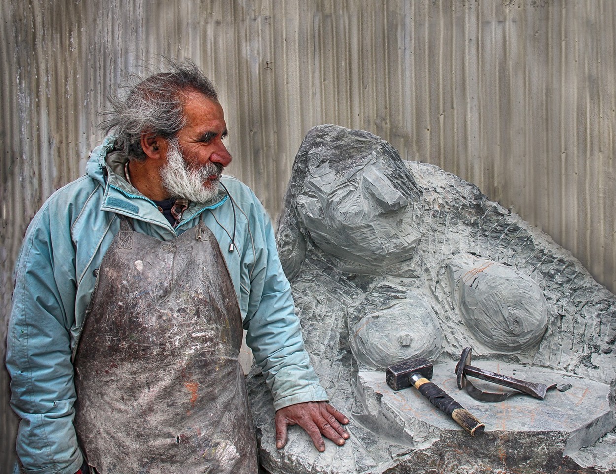 "El escultor y su obra" de Manuel Raul Pantin Rivero