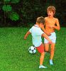 los chicos y la pelota-