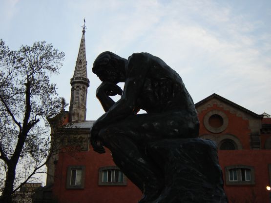 Foto 5/El pensador, de Rodin