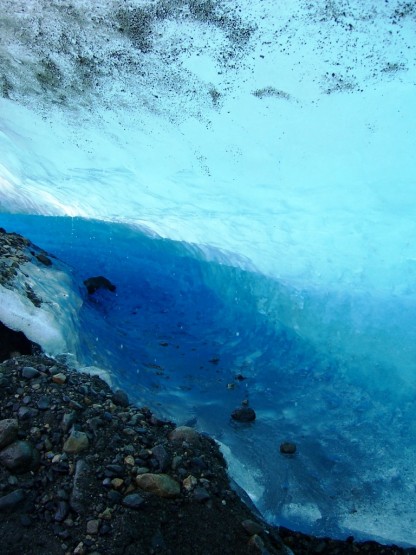 Foto 2/haciendo tracking en el glaciar