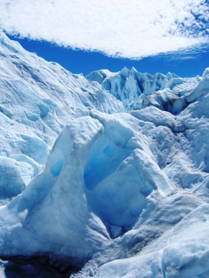 Foto 3/haciendo tracking en el glaciar