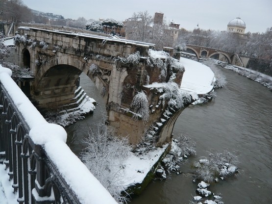Foto 1/Si la nieve llega a Roma...