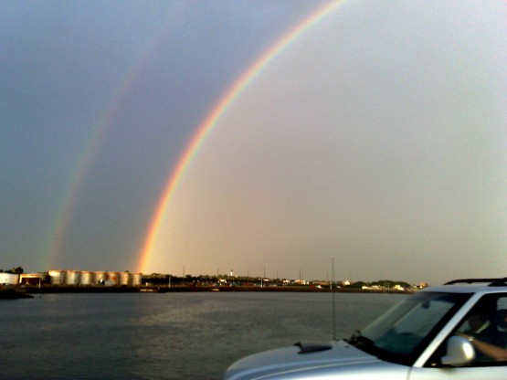 Foto 1/Despus de la tormenta.... sale el arco iris...