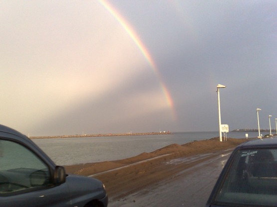 Foto 2/Despus de la tormenta.... sale el arco iris...