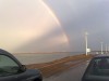 Despus de la tormenta.... sale el arco iris...