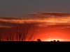 atardecer en la ruta