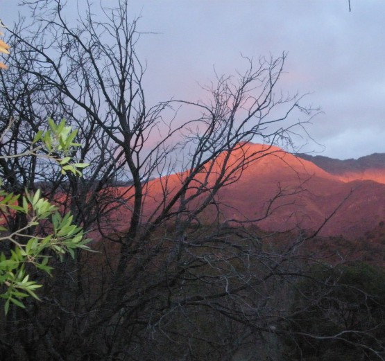 Foto 3/Ocaso en el invierno del Champaqui