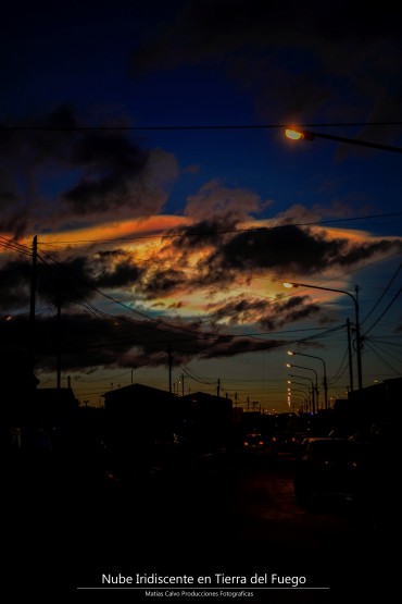 Foto 2/Nube iridiscente en Ro Grande Tierra del Fuego