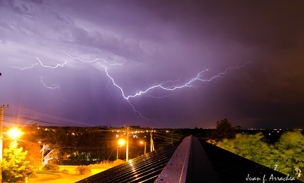 Foto 1/rayos en la sierra