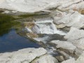 Piedras, agua, cascada.