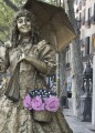 `Estatuas vivas en la calle`