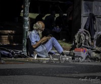 descansando en la ciudad