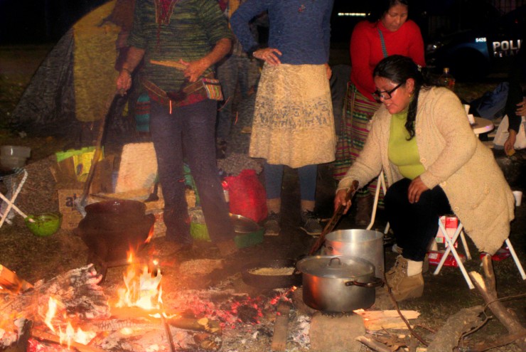 Foto 4/Comidas comunitarias durante el Ao Nuevo Andino