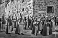 Procesin Magna, Plasencia, en monocromo