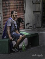 Pasando la vida en la calle...