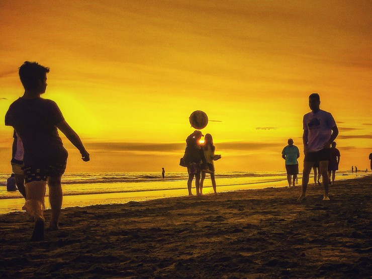 Foto 3/Futbol al atardecer