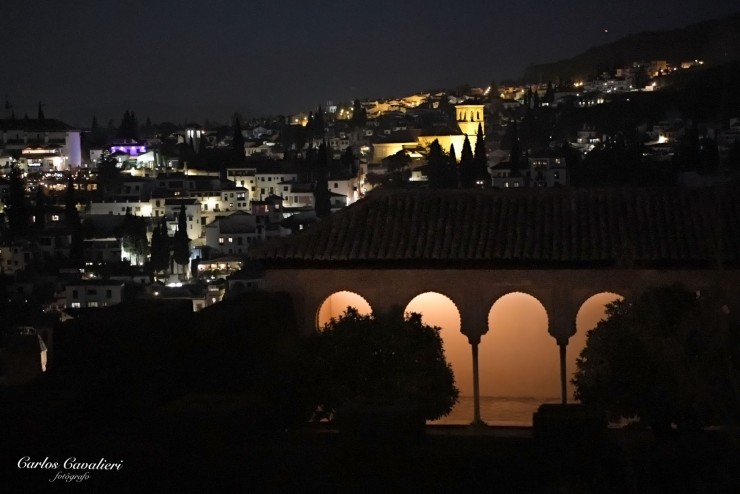 Foto 3/La Alhambra de noche...