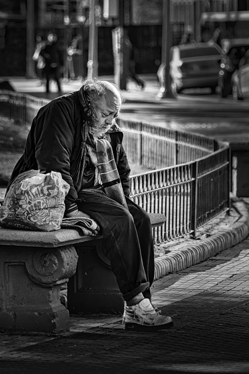 Foto 4/Tomando un descanso en la vereda...