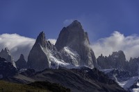 Disfrutando la imponencia del Fitz Roy...