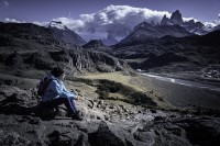 El Fitz Roy desde el Chalten...