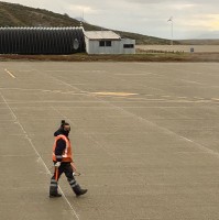 Trabajando en la pista...