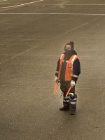 Trabajando en la pista...