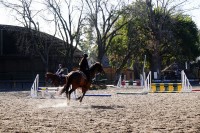 Nia en su rutina de entrenamiento.