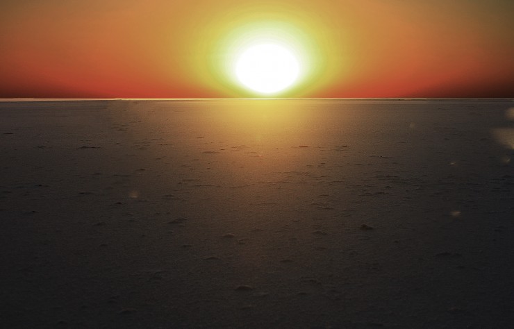 Foto 1/Amanecer y atardecer en las Salinas Grandes