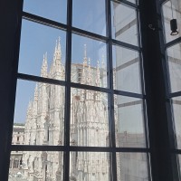 perspectivas del Duomo e Milan