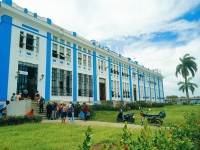 Palacio ferroviario: Majestuosa fachada eclctica