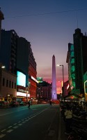 Atardecer del obelisco