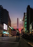 Atardecer del obelisco