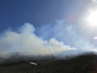 Incendio en la sierra