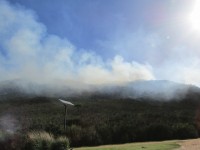 Incendio en la sierra