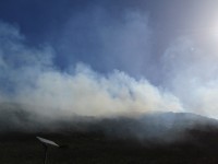 Incendio en la sierra