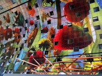 El Markthal y su colosal mural interior