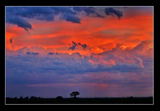 "Atardecer en Las Peas" de Carlo Legnazzi