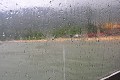 Llueve en la isla.