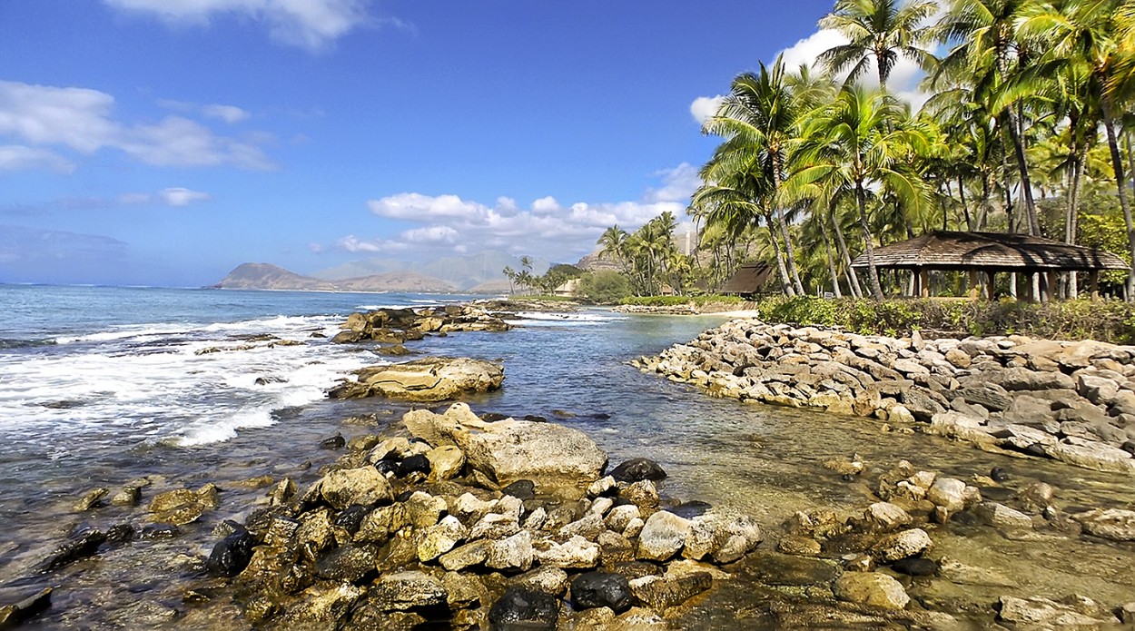 "Playa con Piedras" de Oscar Cano