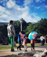 Domingo en la plaza mayor