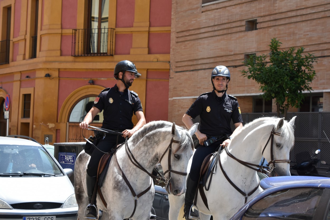 "Policias en accin..." de Maria Isabel Hempe