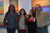 Ricardo, Mara Marta y Graciela, junto a Benjamn Alvarez, director de la muestra